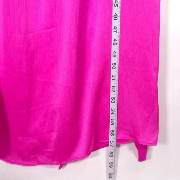 NWT TRINA TURK‎ San Onofre Off-Shoulder Chiffon Flutter Sleeve Maxi Dress LARGE - Picture 6 of 10